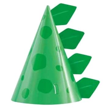 Párty kloboučky zelené - dinosaurus - 8 ks (11179738908)