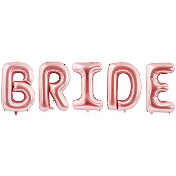 Foliový balónek, 280x86 cm, Bride, růžový (5900779114487)