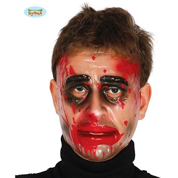 Maska plast průhledná horor - muž - halloween (8434077027912)
