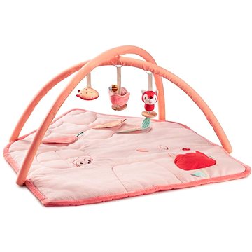 Lilliputiens - dětská hrací deka s hrazdou - lesní dobrodružství (5414834832730)