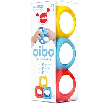 OIBO elastické kostičky 3 základní barvy (7640153434203)
