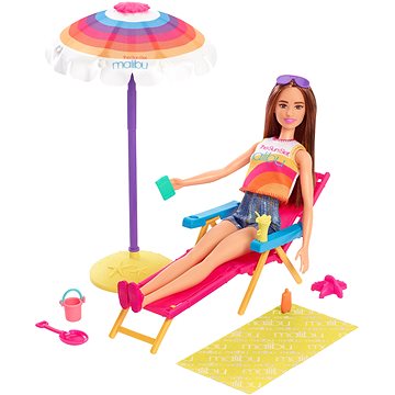 Barbie love ocean den na pláži herní set s panenkou (0194735039562)