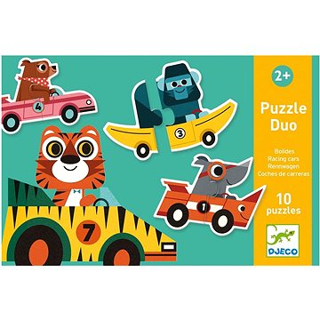 Duo puzzle Závodní auta (3070900081482)