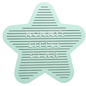 Pearhead Dřevěný letterboard hvězda (698904831075)