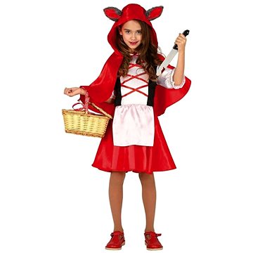 Dětský kostým - červená karkulka - halloween ( 5 -6 let ) (8434077835029)