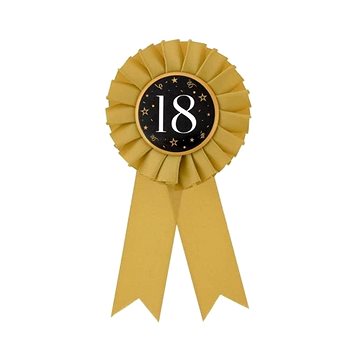 Narozeninová brož - happy birthday - placka - 18 let