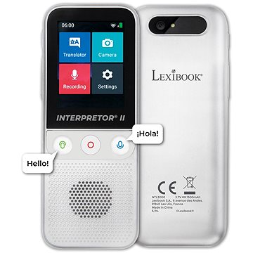 Lexibook Interpretor 2 - Hlasový překladač s umělou inteligencí (NTL3000)