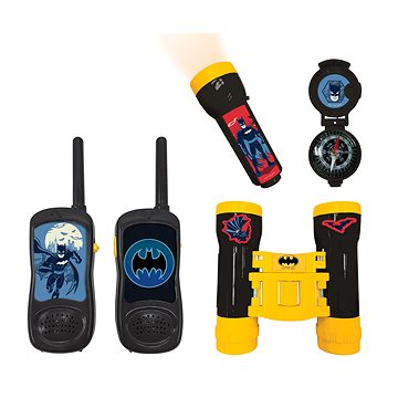 Lexibook Dobrodružná sada Batman s vysílačkami, dalekohledem a kompasem (RPTW11BAT)