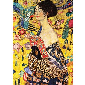 Enjoy Gustav Klimt: Dáma s vějířem 1000 dílků (1128)