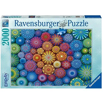 Ravensburger puzzle 171347 Duhové mandaly 2000 dílků (4005556171347)