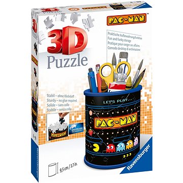 Ravensburger 3D puzzle 112760 Stojan na tužky Pac Man 54 dílků (4005556112760)