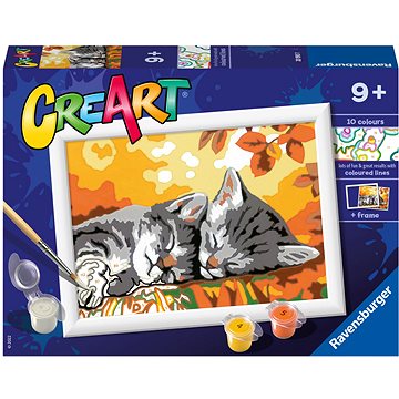 Ravensburger Kreativní a výtvarné hračky 201907 CreArt Podzimní koťata (4005556201907)