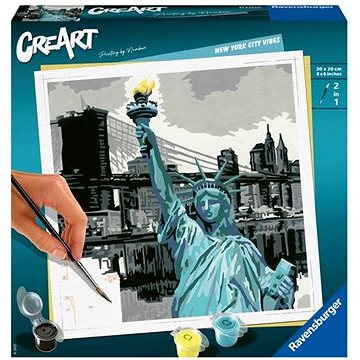 Ravensburger Kreativní a výtvarné hračky 201990 CreArt Pulzující New York (4005556201990)