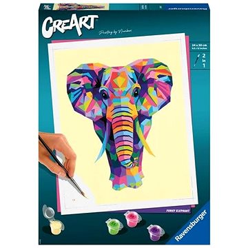 Ravensburger Kreativní a výtvarné hračky 202034 CreArt Vtipný slon (4005556202034)