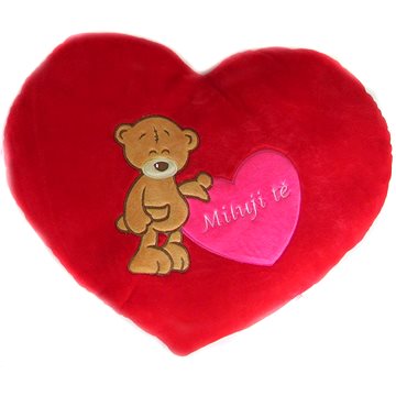 Srdce Miluji tě medvídek stojící- 48 cm (8594162333707)