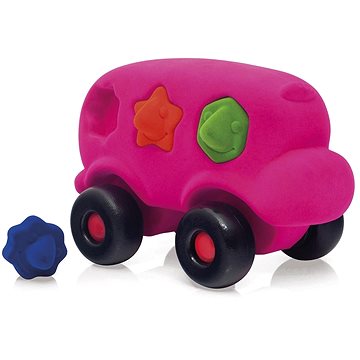 Rubbabu Autobus s tvary - růžová (8904001262738)