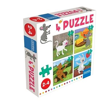 4 puzzle - myška (5900221004076)