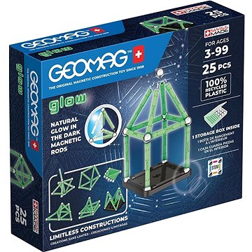 Geomag Glow Recycled 25 dílků (0871772003281)