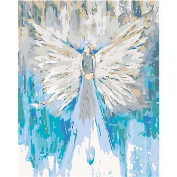 Diamondi - Diamantové malování - ANDĚLÉ OD LENKY - LOVE ANGEL, 40x50 cm, bez rámu a bez vypnutí plát (603567A)