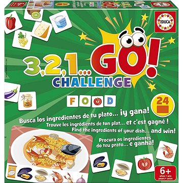 EDUCA Hra 3,2,1… GO! Challenge Potraviny (19392)