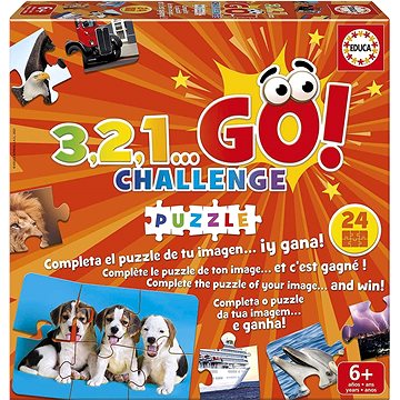 EDUCA Hra 3,2,1… GO! Challenge Puzzle (19390)