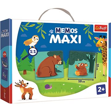 TREFL Maxi pexeso Zvířátka s mláďaty (2268)