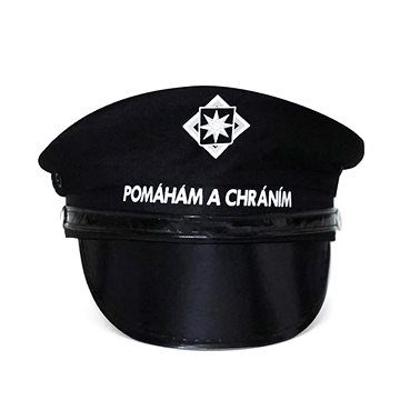 Rappa Policejní čepice "pomáhám a chráním" pro dospělé, unisex (221666)