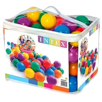 Míčky hrací 8cm 100ks Intex 49600 mix barev (49600)