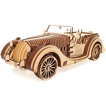 Ugears 3D dřevěné mechanické puzzle VM-01 Auto (roadster) (UG70043)