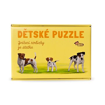 Chytrá opička Dětské Trio Puzzle, Zvířátka ze statku, 30 dílků (CHO333)