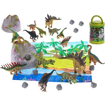 Figurky dinosaurů 7 ks + příslušenství (ikonka_KX5840)