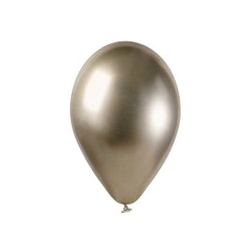 Balónky chromované 50 ks prosecco lesklé - 33 cm (GB120-85)