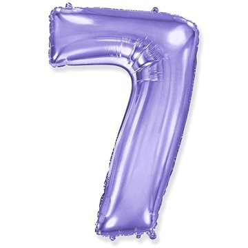 Balón foliový číslice fialová - lila 102 cm - 7 (901767L)