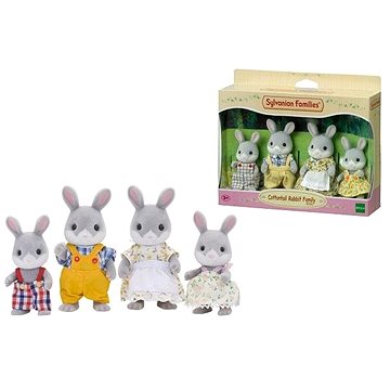 Sylvanian families Rodina šedých králíků (5054131040300)