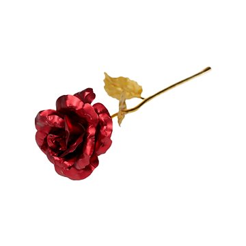 Červeno zlatá růže v dárkovém balení (3914)