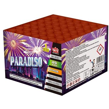 TARRA pyrotechnic Baterie výmetnic - paradiso, 49 ran, 8/1 (BAT4920E)