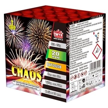TARRA Ohňostroj baterie výmetnic - chaos 20 ran