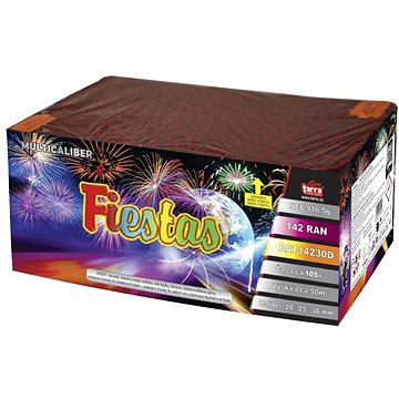 TARRA Ohňostroj baterie výmetnic - fiestas 142 ran