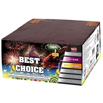 TARRA pyrotechnic Baterie výmetnic - best choice, 100 ran, 4/1 (BAT10020H)