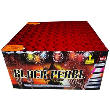 TARRA pyrotechnic Baterie výmetnic - black pearl, 100 ran, 2/1 (BAT10025G)