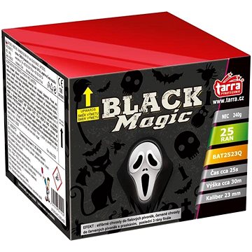 TARRA pyrotechnic Baterie výmetnic - black magic, 25 ran,  18/1