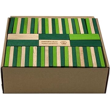 T-Wood Stavebnice zelená Domino 200 (8595619702312)