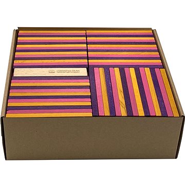 T-Wood Stavebnice fialová destičky 200 (8595619702299)