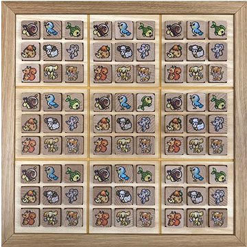 T-Wood zvířátkové Sudoku (8595619702091)