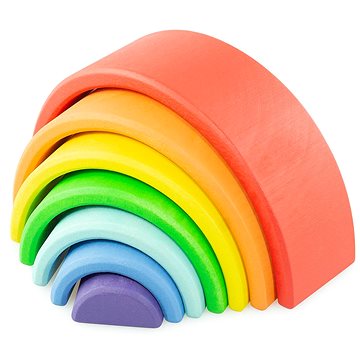 Ulanik Montessori dřevěná hračka Rainbow Small (KTS-RAD01)