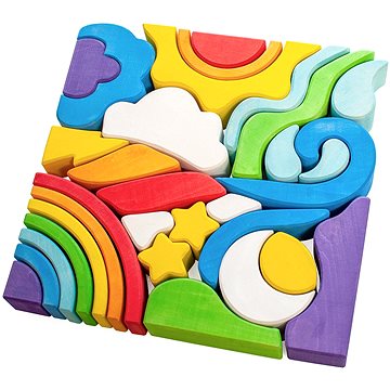 Ulanik Dřevěná hračka Montessori Mozaika Sky (SMC031U)