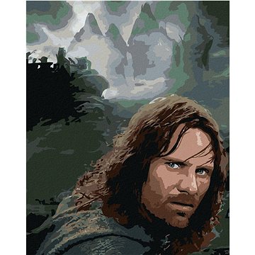 Zuty - Aragorn portrét (pán prstenů), 40×50 cm (HRAwlmal09nad)