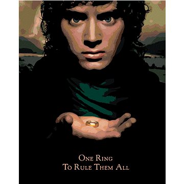 Zuty - Frodo s prstenem (pán prstenů), 40×50 cm (HRAwlmal119nad)