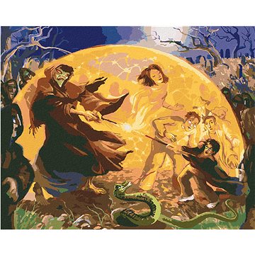Zuty - Harry potter a lord voldemort - souboj kouzelníků, 40×50 cm (HRAwlmal139nad)
