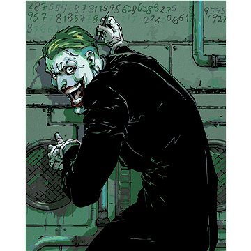 Zuty - Joker píše na zeď (batman), 40×50 cm (HRAwlmal199nad)